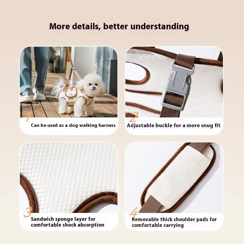 Tired of clunky bags? Carry your pet the classy way