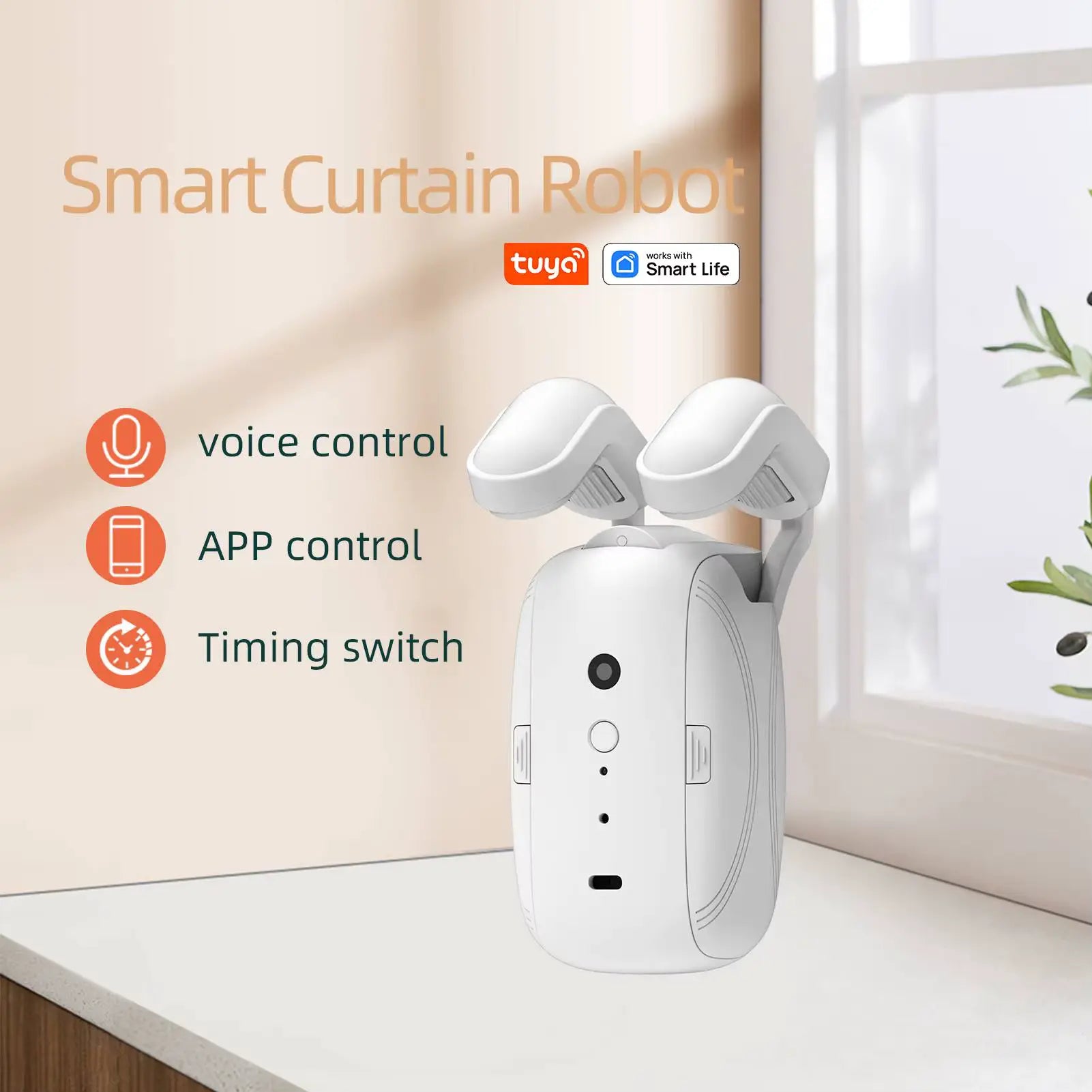 Curtain Robot - Control your curtains automatically, without leaving bed