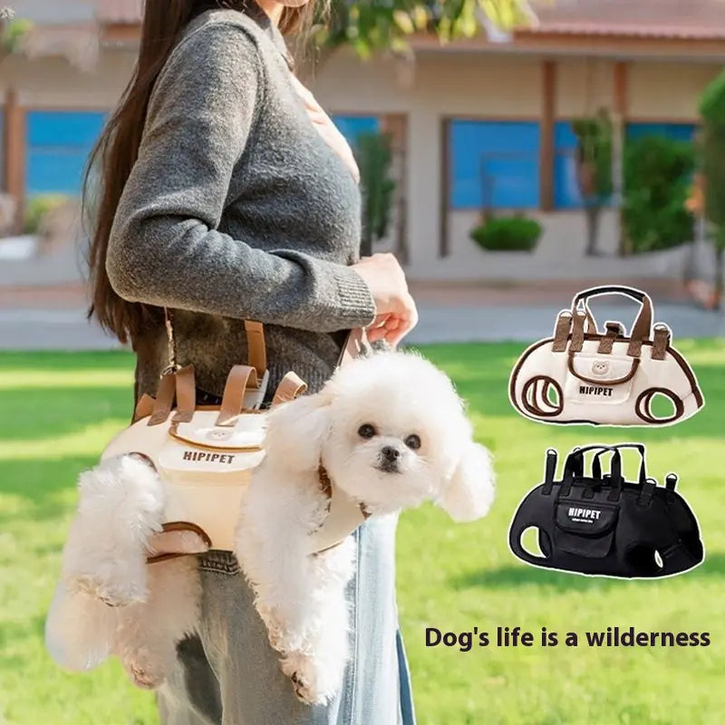 Tired of clunky bags? Carry your pet the classy way