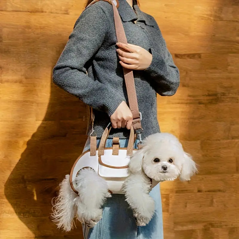 Tired of clunky bags? Carry your pet the classy way