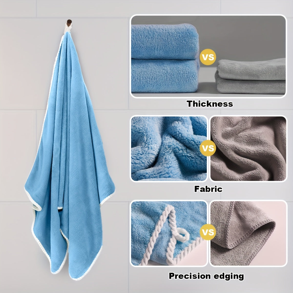 Soft Space Luxury Polyester Bath Sheet