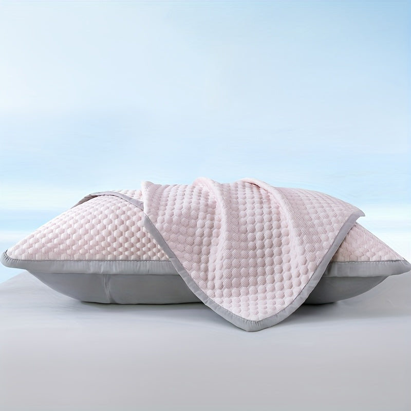 2pcs Cooling Pillowcases, Soft Breathable Polyester
