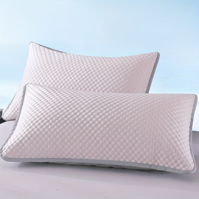 2pcs Cooling Pillowcases, Soft Breathable Polyester