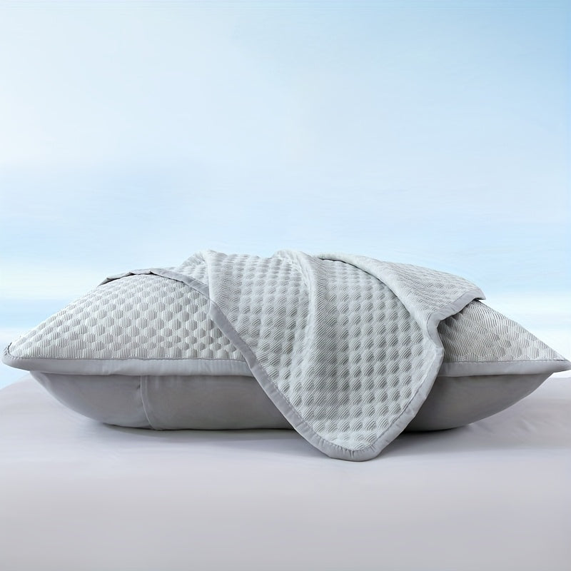 2pcs Cooling Pillowcases, Soft Breathable Polyester