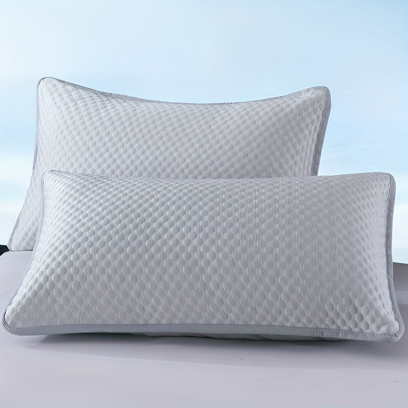 2pcs Cooling Pillowcases, Soft Breathable Polyester