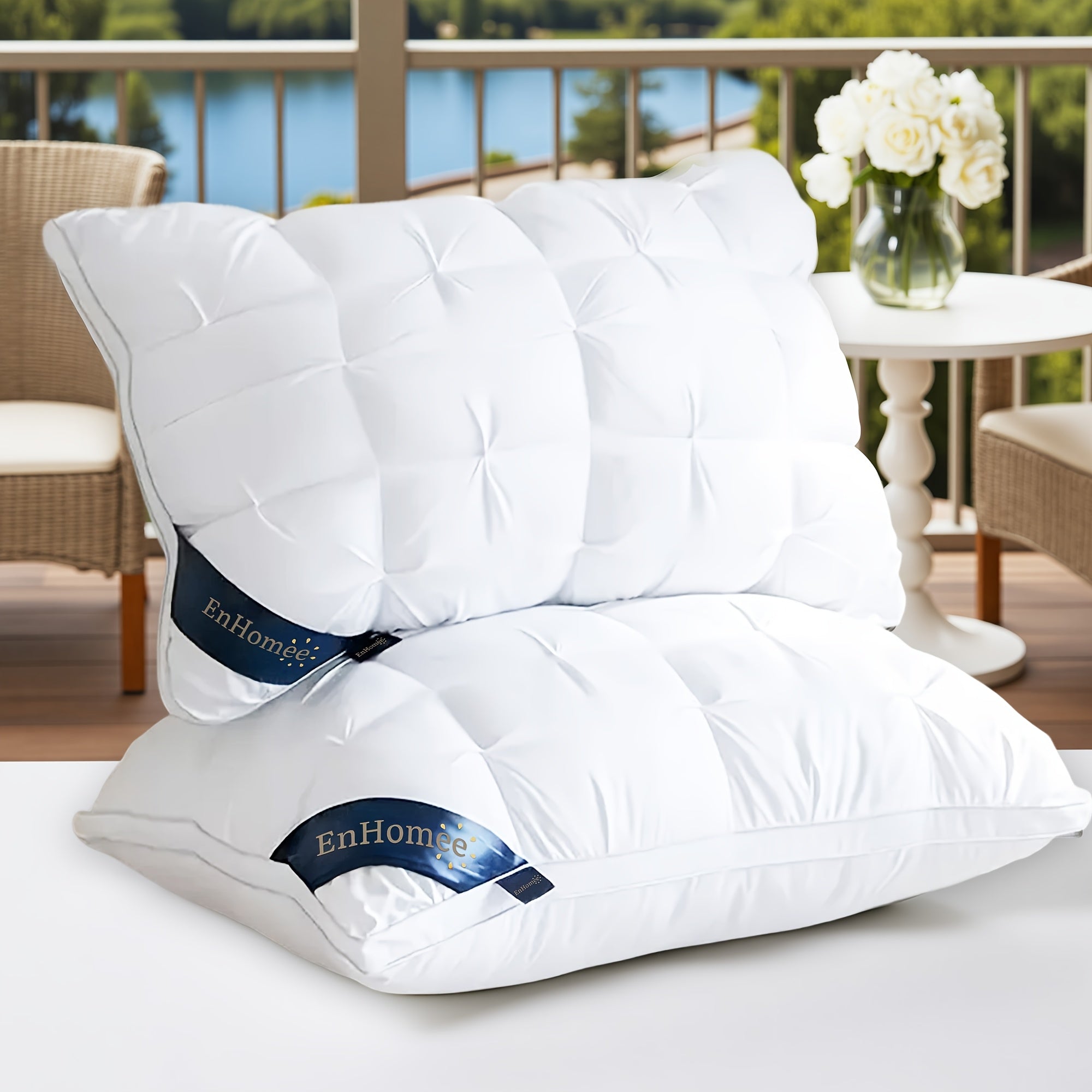 Soft, Supportive All-Season Pillows (2-Pack)
