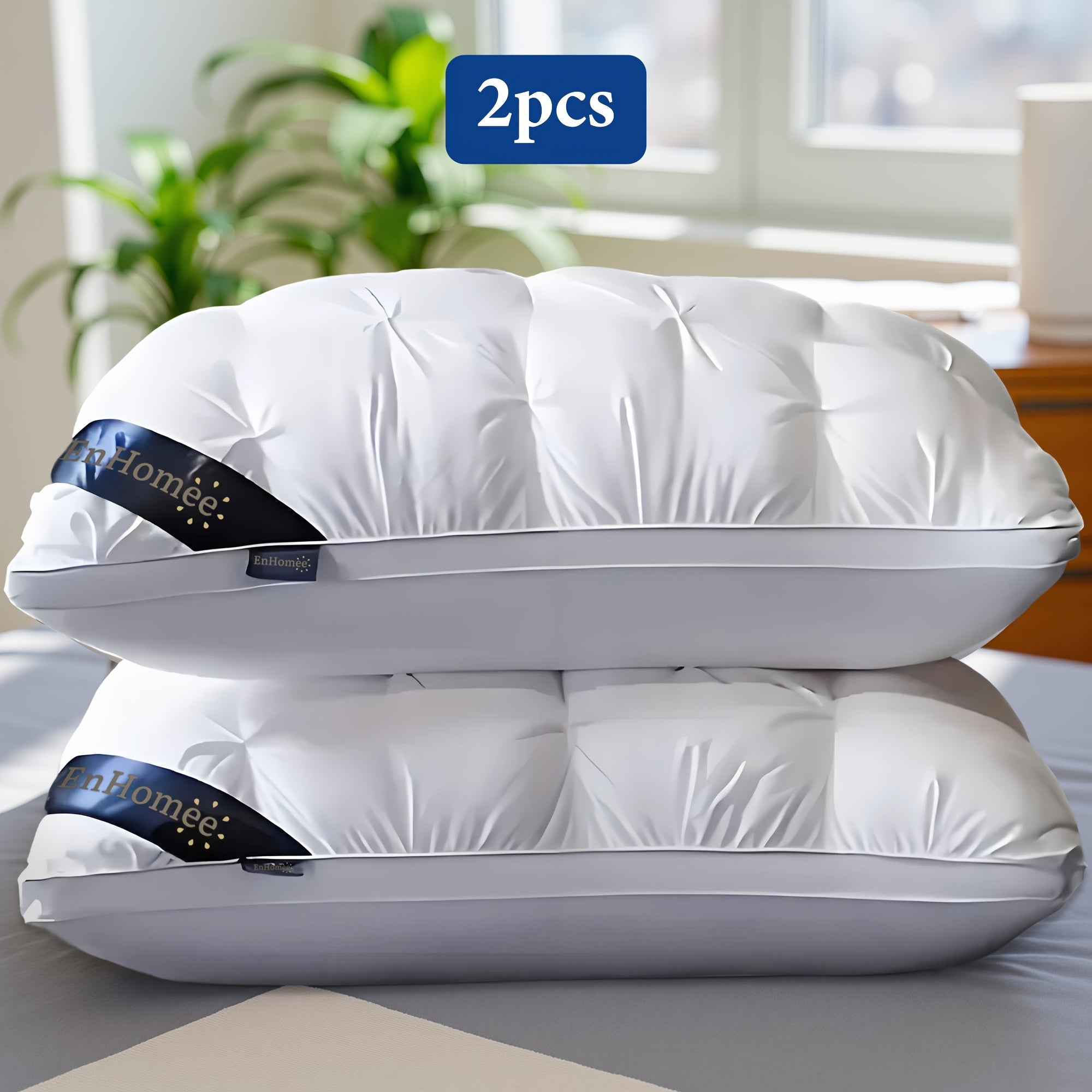 Soft, Supportive All-Season Pillows (2-Pack)