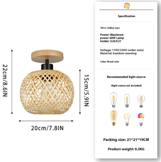 Handcrafted Bamboo Beauty - Light Up Your Space Sustainably