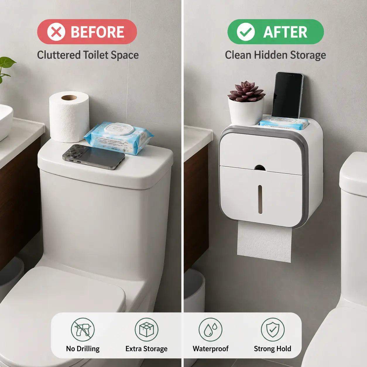 Stop Using Your Toilet Tank As Storage