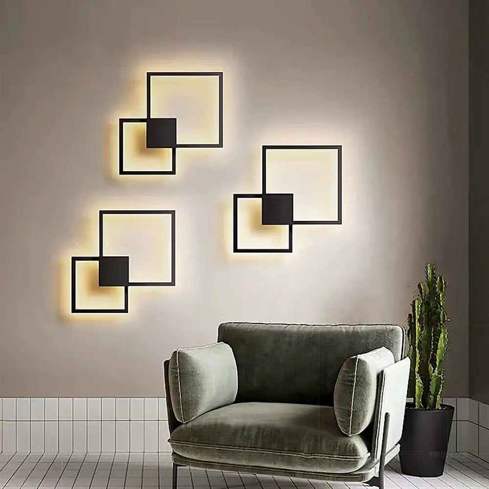 Modern LED Wall Light with Acrylic Design