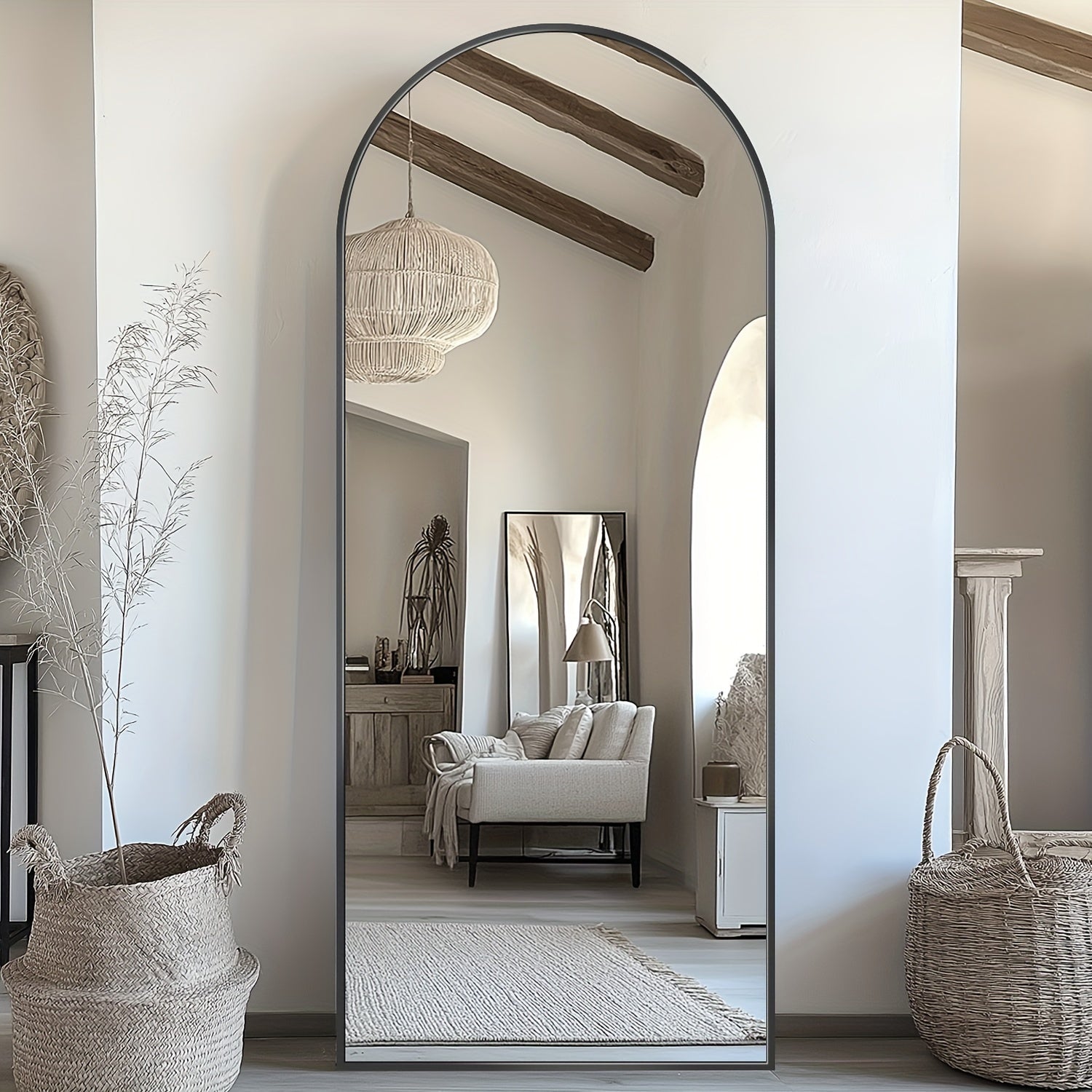 Arched Full-Length Mirror