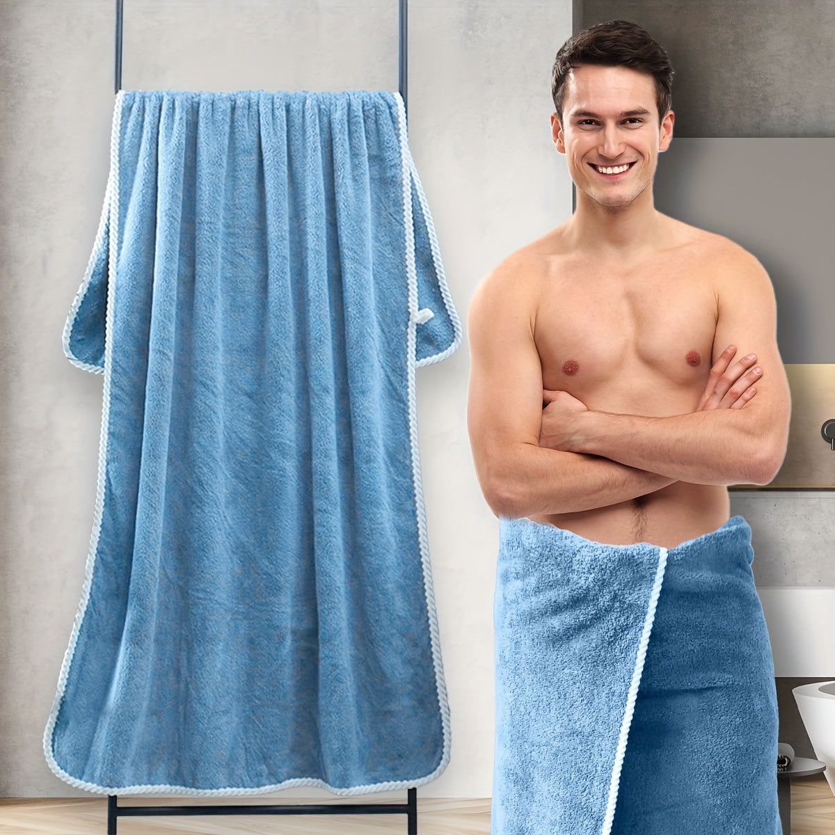 Soft Space Luxury Polyester Bath Sheet