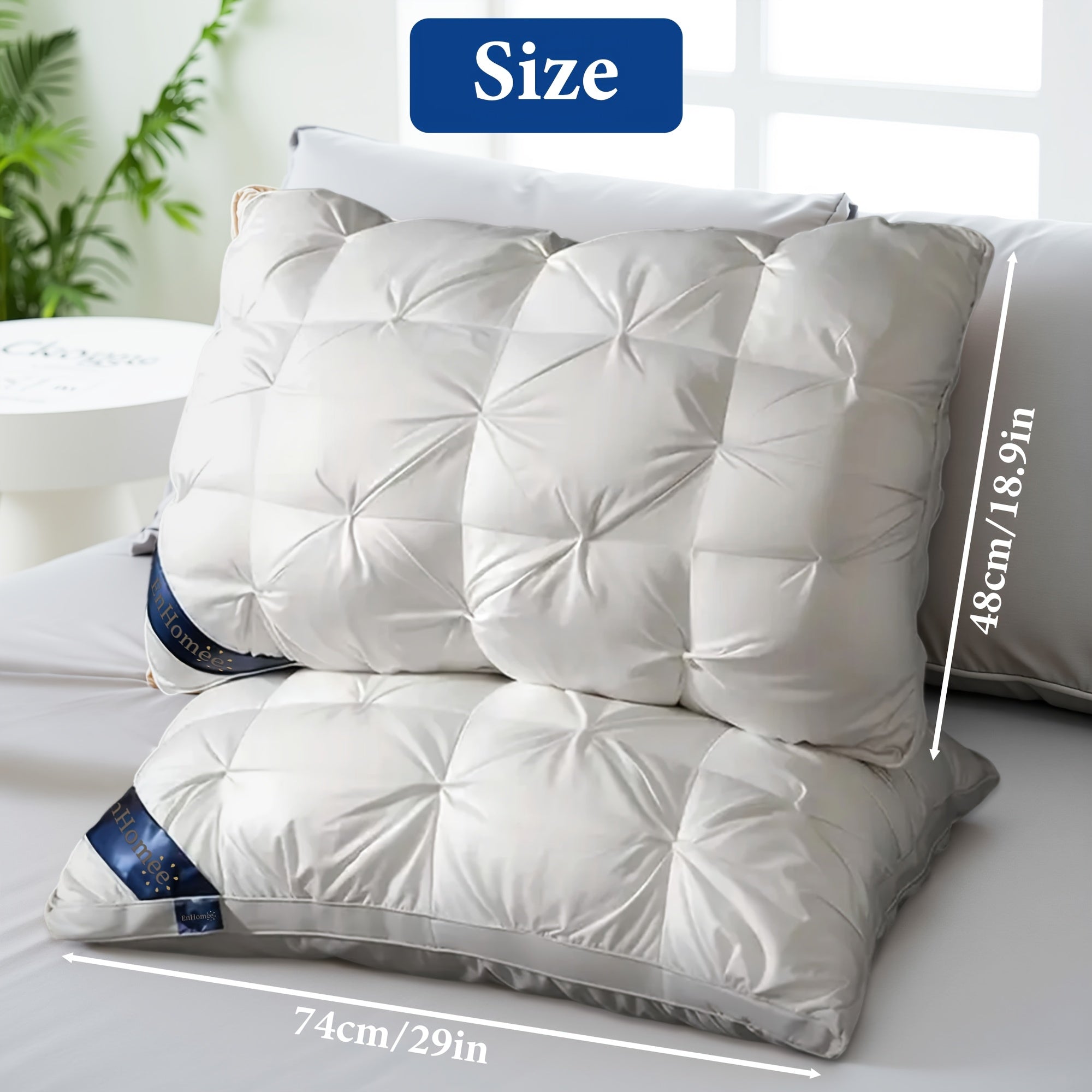 Soft, Supportive All-Season Pillows (2-Pack)