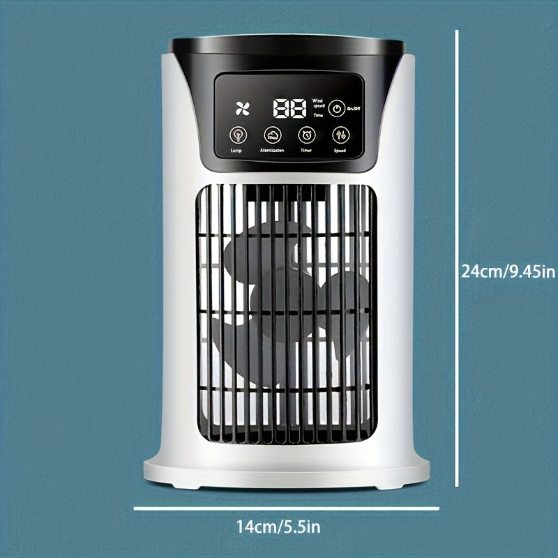 Compact 3-in-1 USB Air Cooler for Home & Office