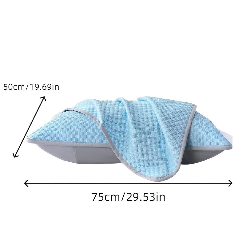 2pcs Cooling Pillowcases, Soft Breathable Polyester