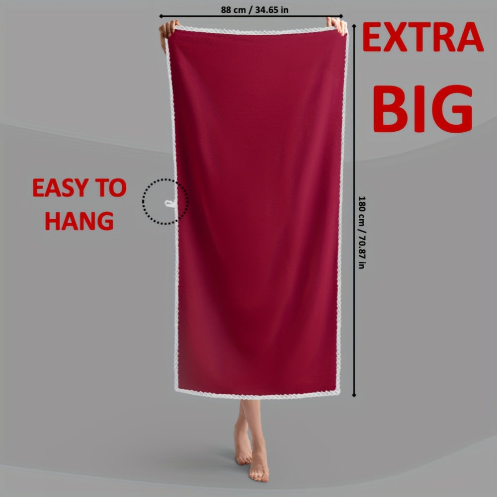 Soft Space Luxury Polyester Bath Sheet