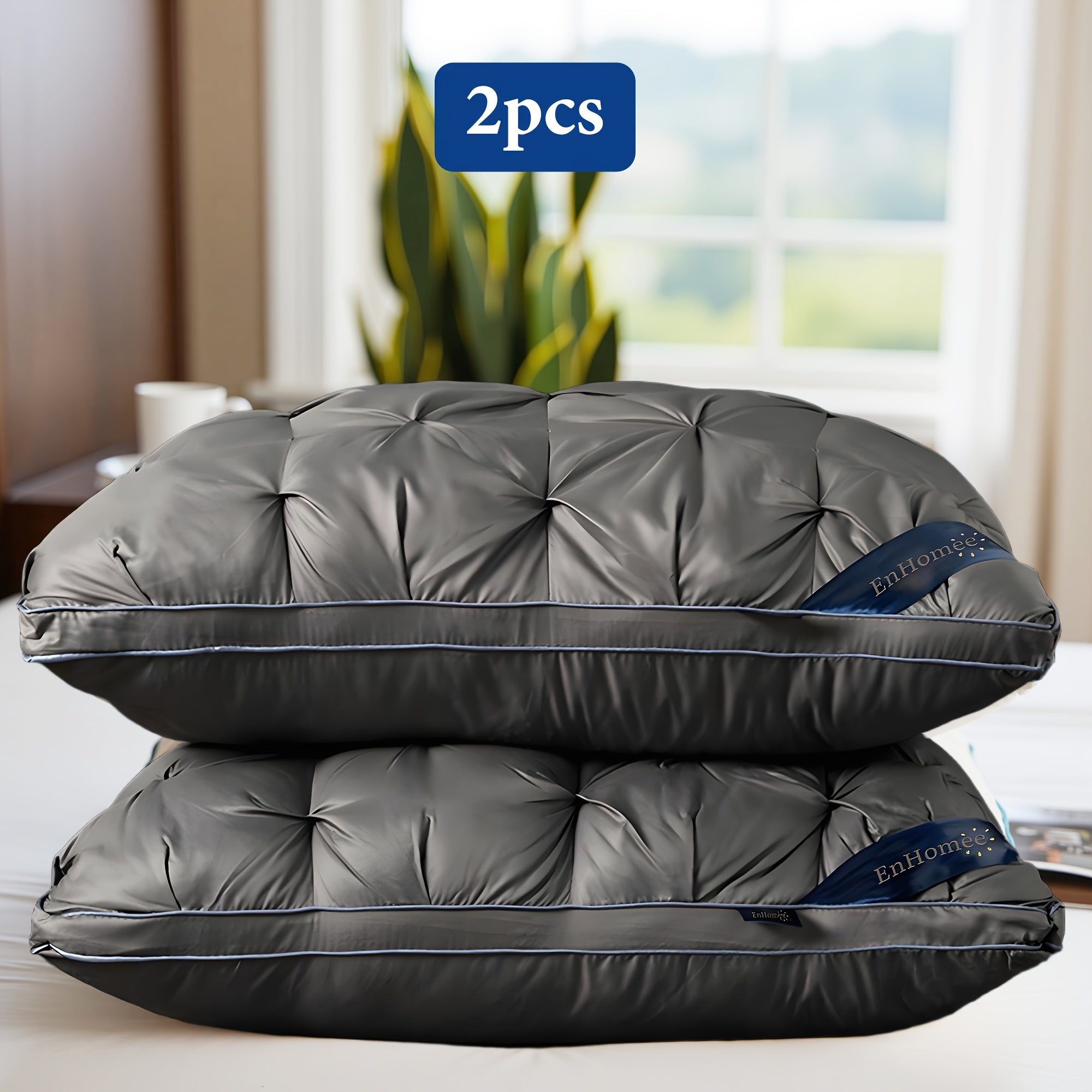 Soft, Supportive All-Season Pillows (2-Pack)