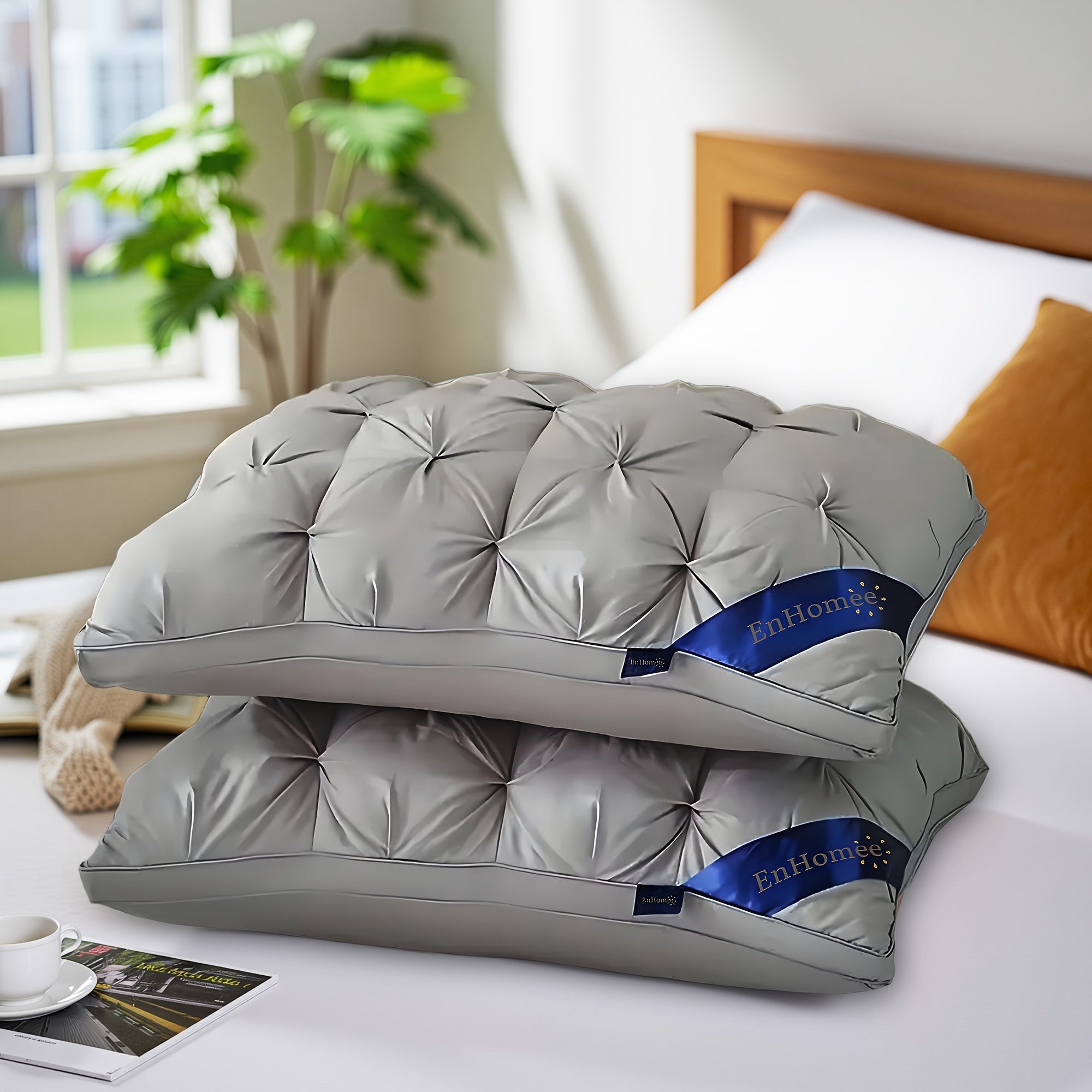 Soft, Supportive All-Season Pillows (2-Pack)