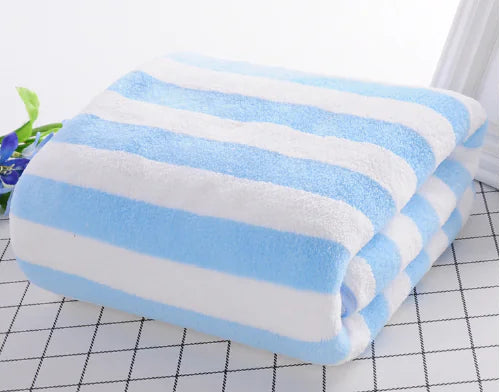 Coral Velvet Bath Towel – Soft, Quick-Dry, Absorbent