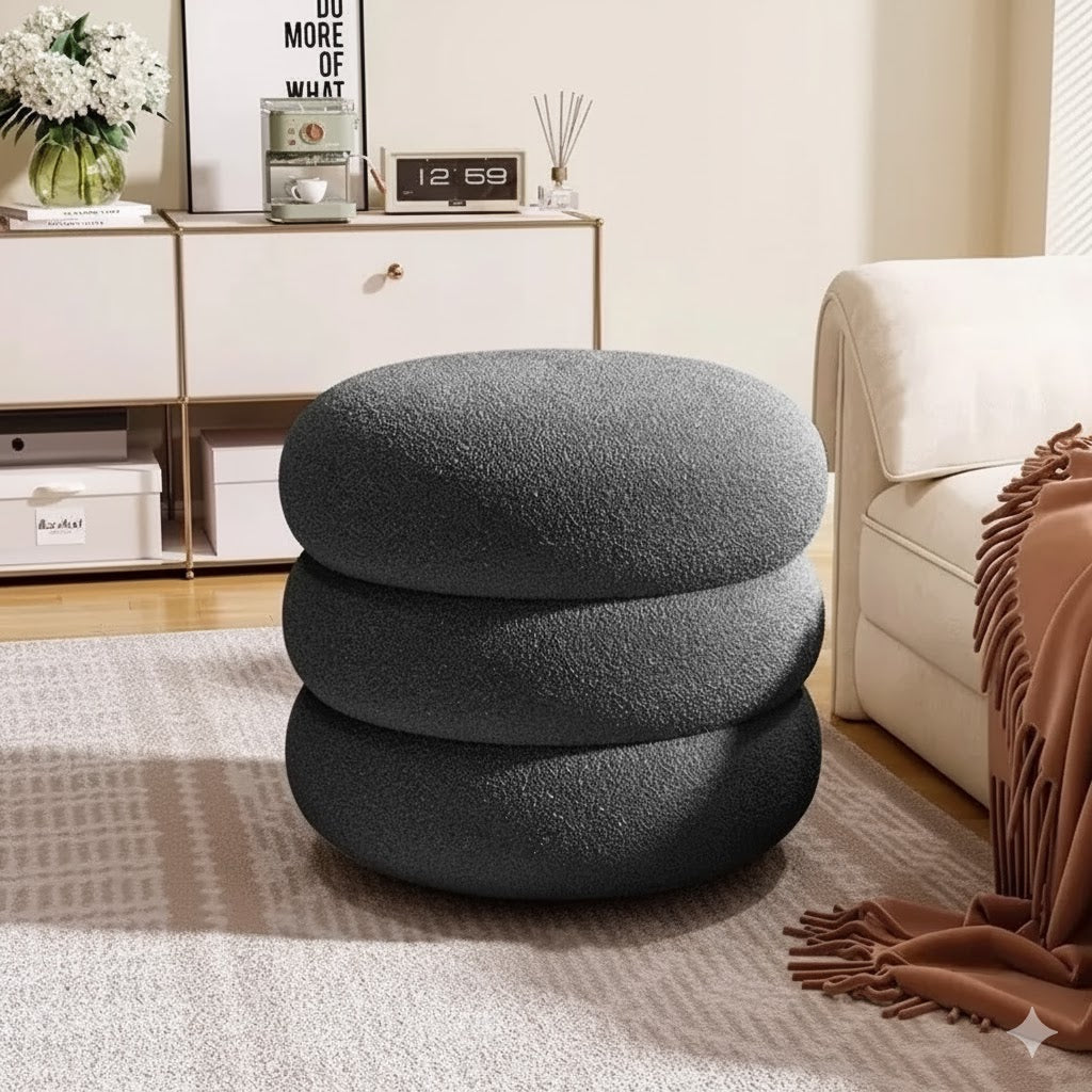 Soft, Stylish Stool for Every Corner