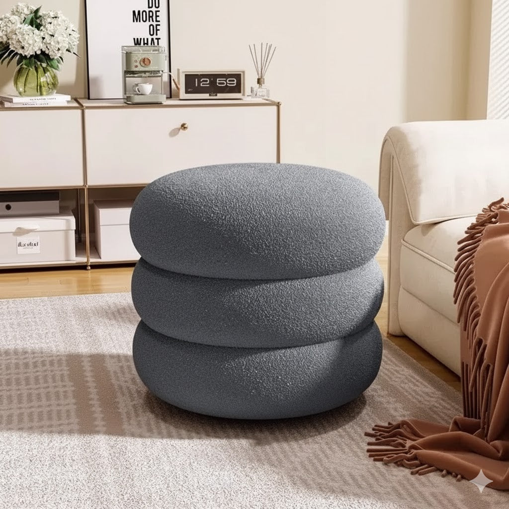 Soft, Stylish Stool for Every Corner