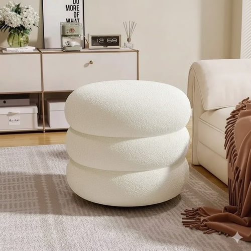Soft, Stylish Stool for Every Corner
